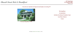 Desktop Screenshot of churchstreetbandb.com